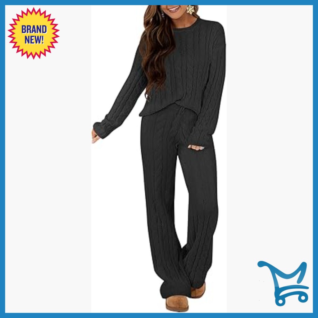 Oversized Fleece Pajama Set 2-Piece Loungewear Medium Polyester
